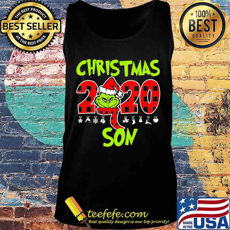 Christmas 2020 Son Grinch Hat Santa Claus Merry Xmas Shirt Tank top Christmas 2020 Son Grinch Hat Santa Claus Merry Xmas Shirt Tank top