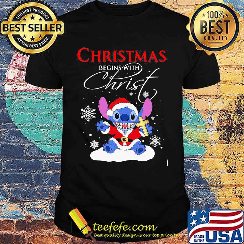 Christmas Begins With Christ Cross Fondos De Pantalla De Navidad Del Stich Shirt