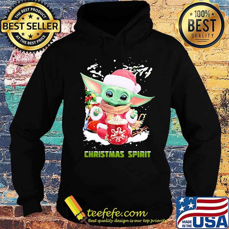 Christmas Spirit Yoda Baby Wear Pajama Santa Xmas Shirt Hoodie Christmas Spirit Yoda Baby Wear Pajama Santa Xmas Shirt Hoodie