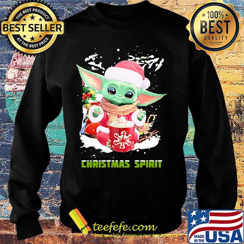 Christmas Spirit Yoda Baby Wear Pajama Santa Xmas Shirt Sweater Christmas Spirit Yoda Baby Wear Pajama Santa Xmas Shirt Sweater