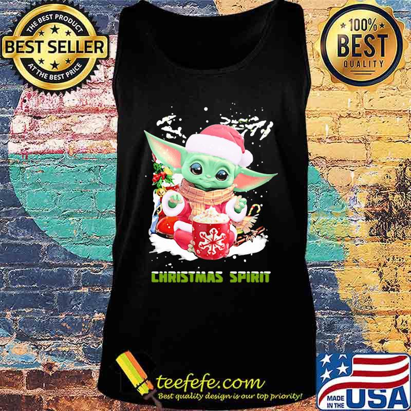 Christmas Spirit Yoda Baby Wear Pajama Santa Xmas Shirt Tank top Christmas Spirit Yoda Baby Wear Pajama Santa Xmas Shirt Tank top