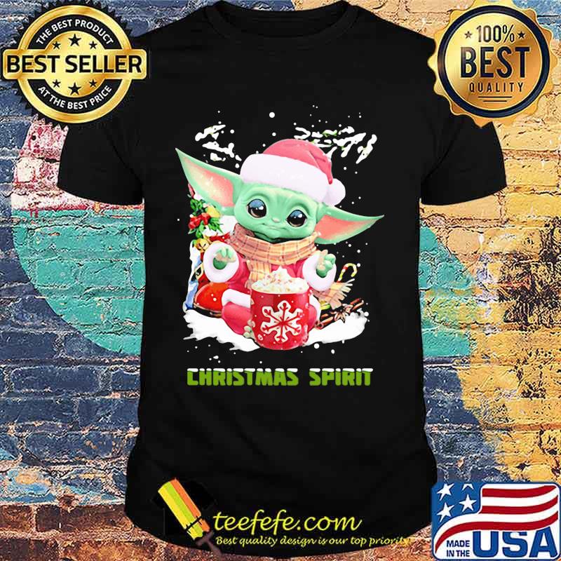 Christmas Spirit Yoda Baby Wear Pajama Santa Xmas Shirt