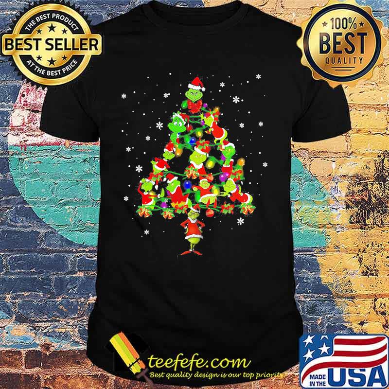 Christmas Tree Grinch Merry Xmas Shirt