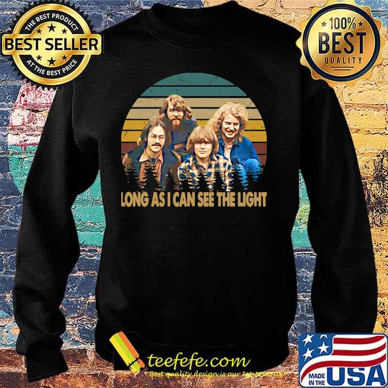 Creedence Clearwater Revival Long As I Can See The Light Vintage Shirt Sweater Creedence Clearwater Revival Long As I Can See The Light Vintage Shirt Sweater