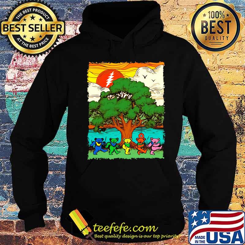 Dancing Bear Lgbt Grateful Dead Sunset Shirt Hoodie Dancing Bear Lgbt Grateful Dead Sunset Shirt Hoodie