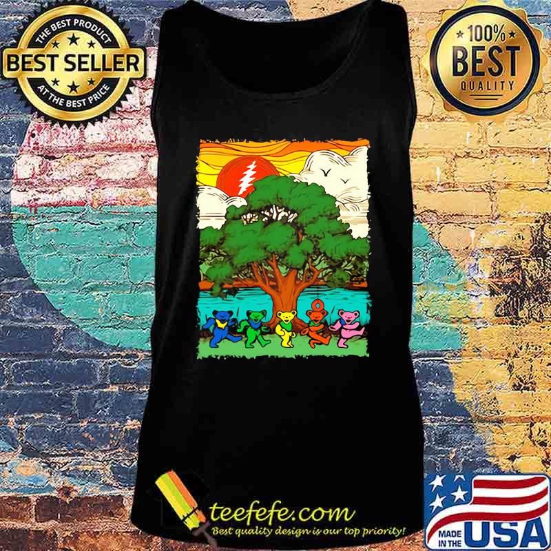 Dancing Bear Lgbt Grateful Dead Sunset Shirt Tank top Dancing Bear Lgbt Grateful Dead Sunset Shirt Tank top