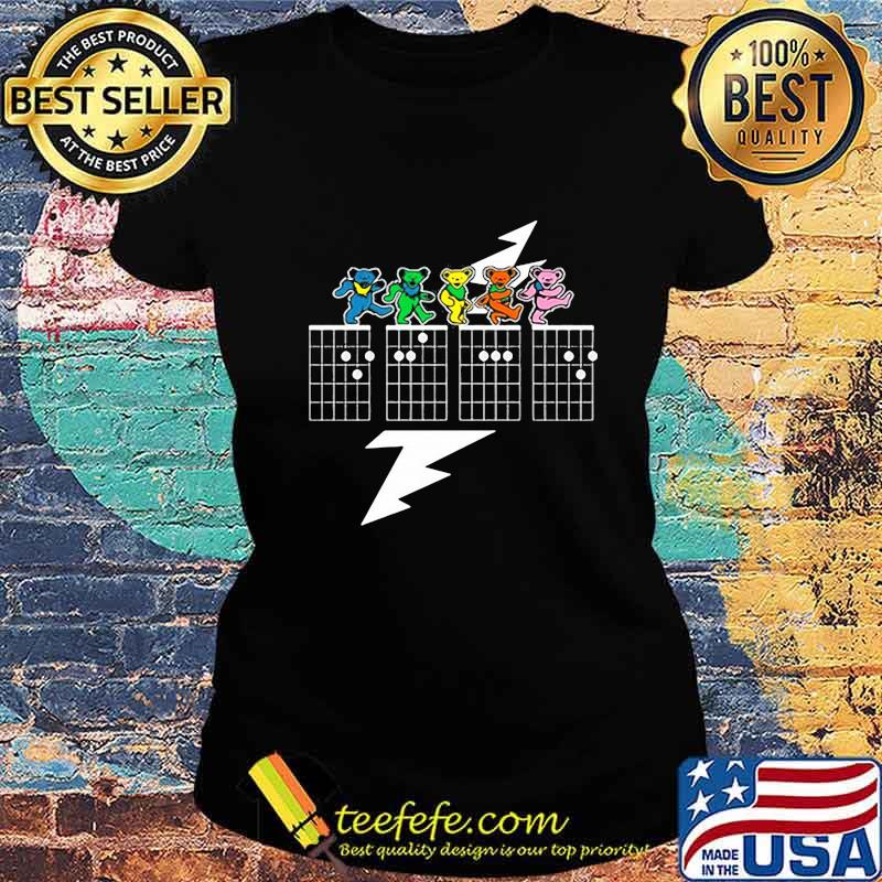 Dancing Bear On Checkerboard Dark Star Grateful Dead Steal Shirt Ladies tee Dancing Bear On Checkerboard Dark Star Grateful Dead Steal Shirt Ladies tee