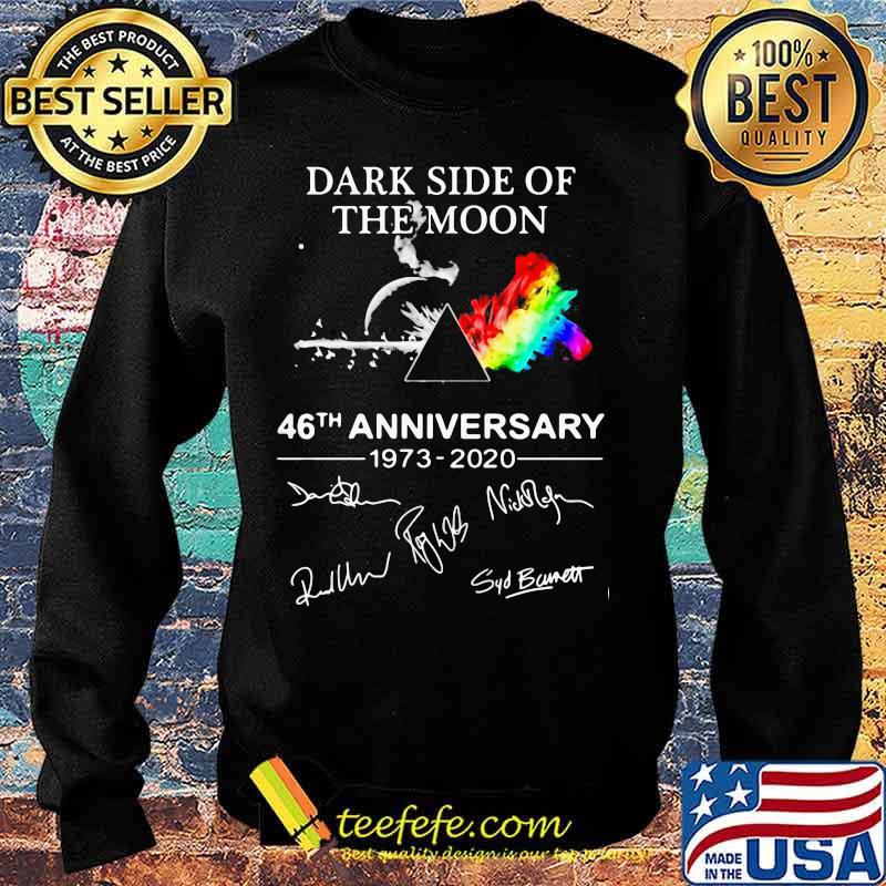Dark Side Of The Moon 46th Anniversary 1973 -2020 Signuature Pink Floyd Lgbt Shirt Sweater Dark Side Of The Moon 46th Anniversary 1973 -2020 Signuature Pink Floyd Lgbt Shirt Sweater