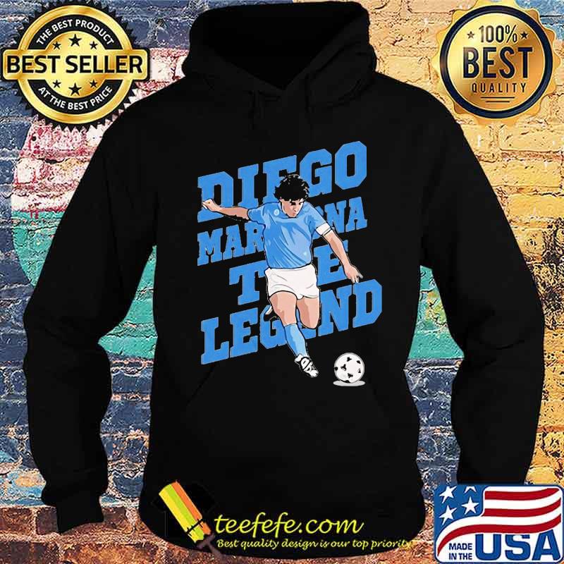 Diego Maradona The Legend Football Shirt Hoodie Diego Maradona The Legend Football Shirt Hoodie