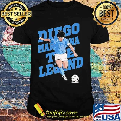 Diego Maradona The Legend Football Shirt
