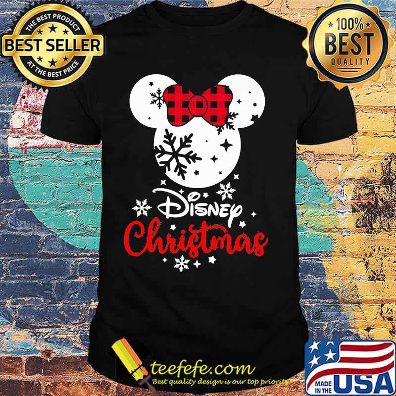 Disney Christmas Mickey Red Bow Shirt