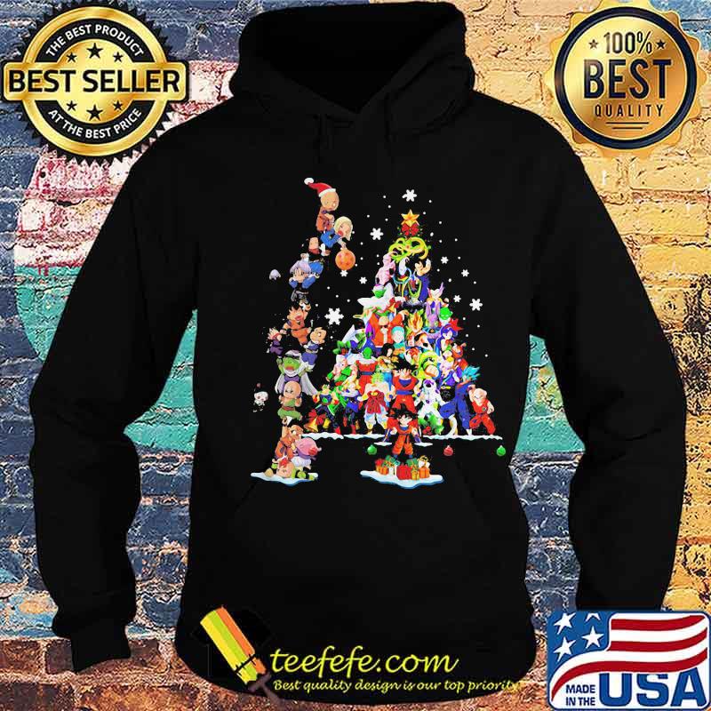 Dragon Ball Christmas Tree Merry Xmas Shirt Hoodie Dragon Ball Christmas Tree Merry Xmas Shirt Hoodie