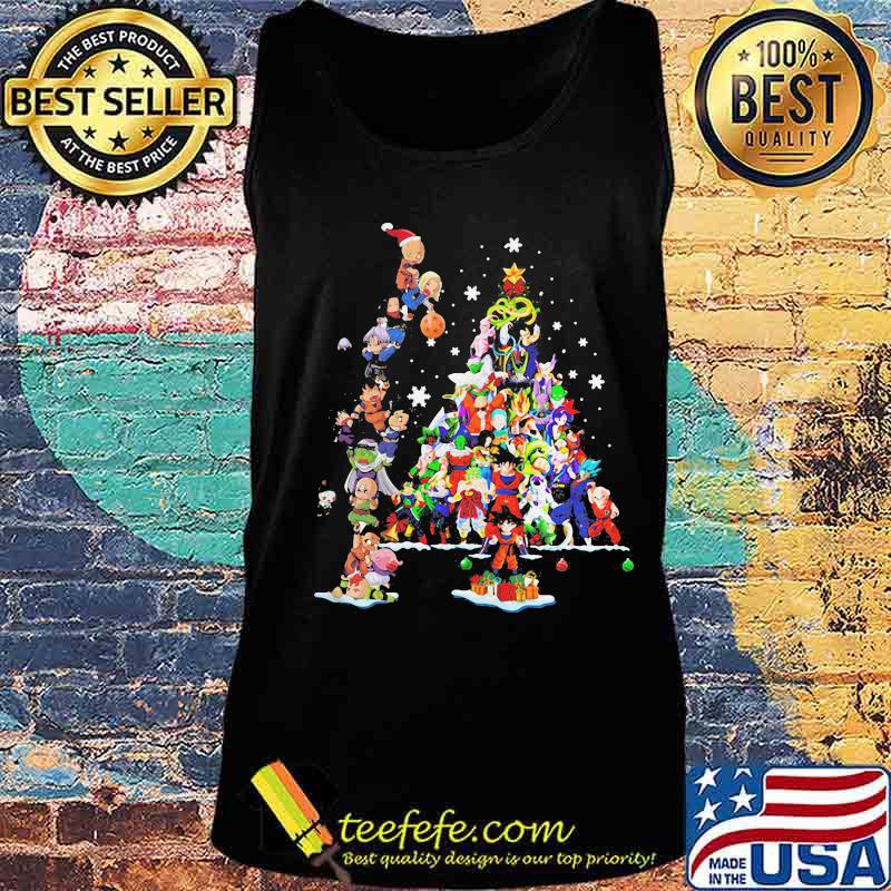Dragon Ball Christmas Tree Merry Xmas Shirt Tank top Dragon Ball Christmas Tree Merry Xmas Shirt Tank top