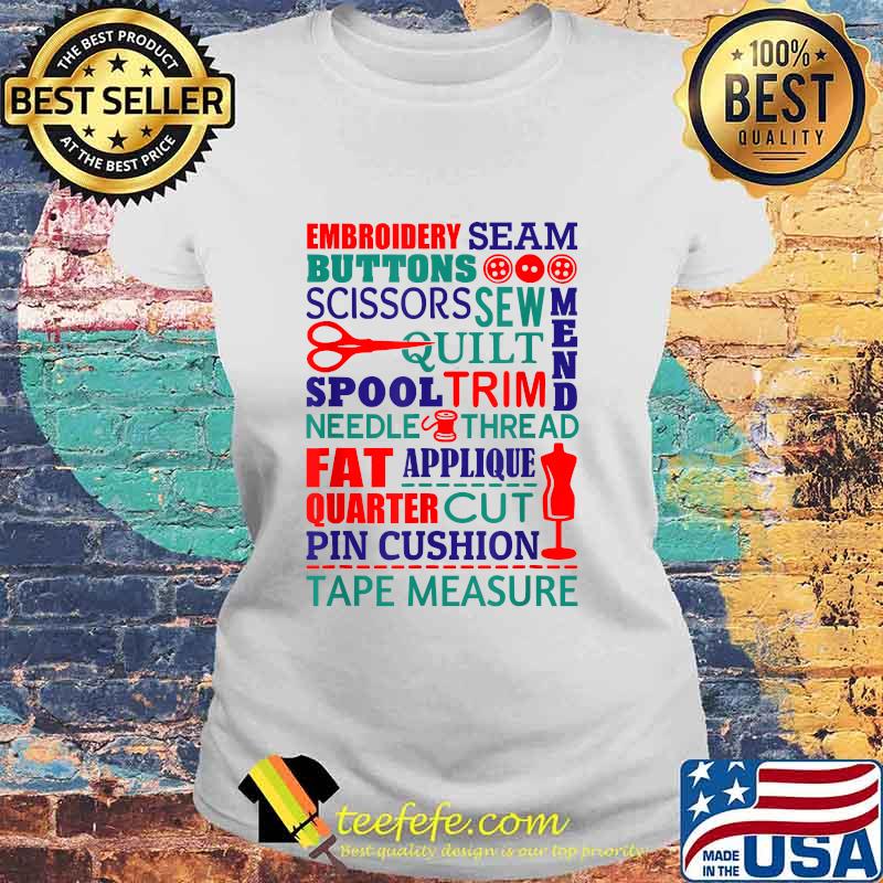 Embroidery Seam Buttons Scissors Spool Applique Tape Measure Cloth And Sewing Shirt Laides tee Embroidery Seam Buttons Scissors Spool Applique Tape Measure Cloth And Sewing Shirt Laides tee