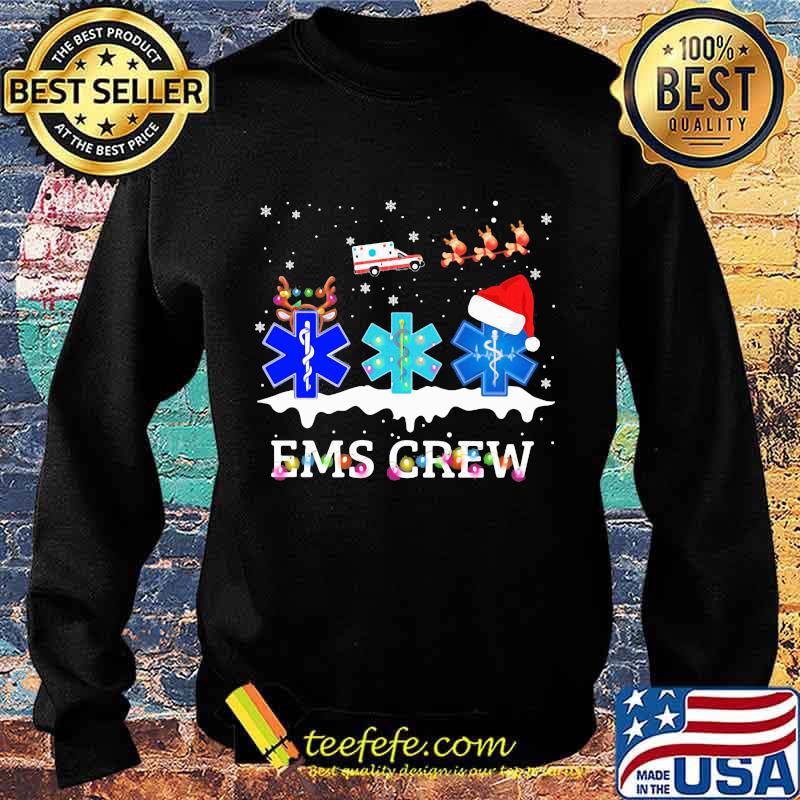 EMS Crew Ambulance Medical Merry Christmas Shirt Sweater EMS Crew Ambulance Medical Merry Christmas Shirt Sweater
