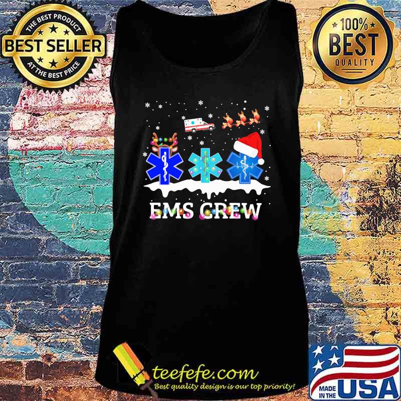 EMS Crew Ambulance Medical Merry Christmas Shirt Tank top EMS Crew Ambulance Medical Merry Christmas Shirt Tank top