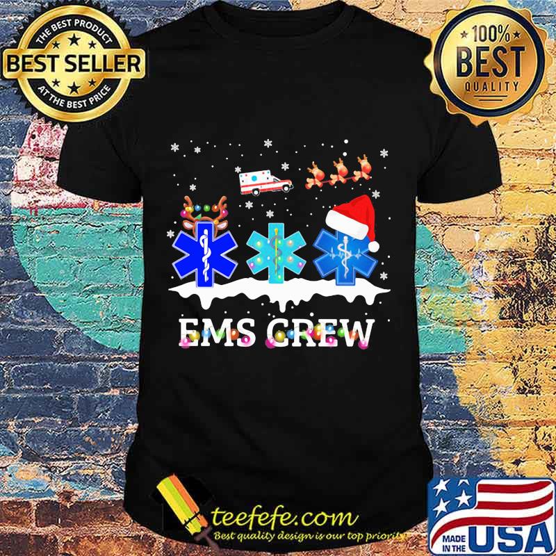 EMS Crew Ambulance Medical Merry Christmas Shirt EMS Crew Ambulance Medical Merry Christmas Shirt