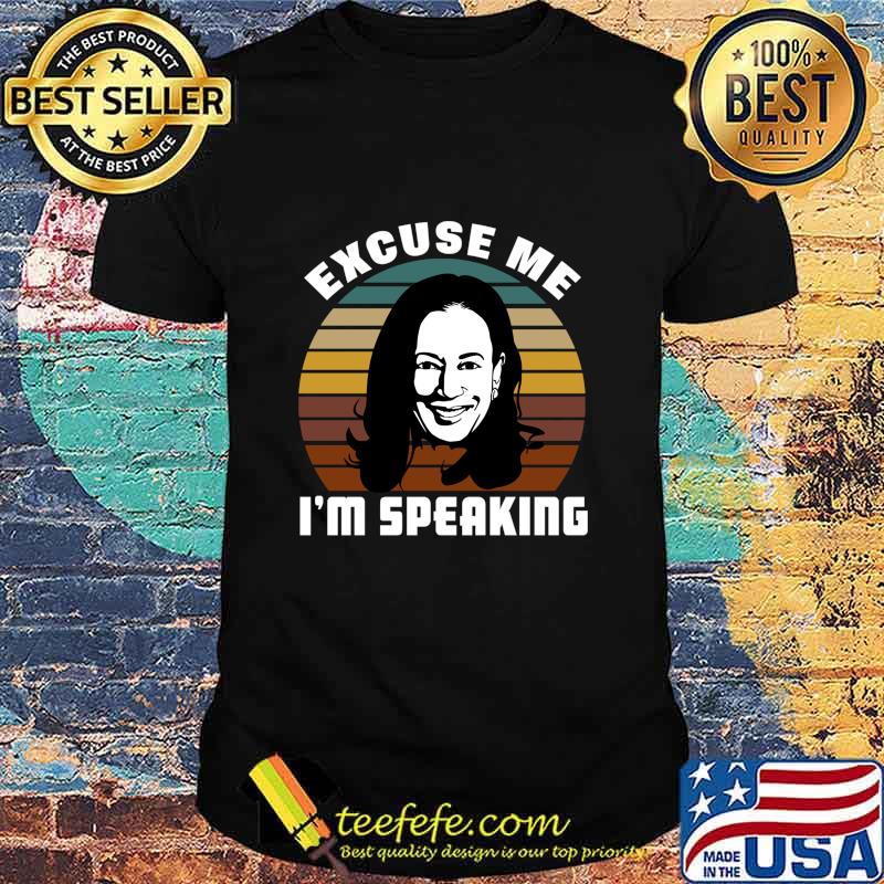Excuse Me I’m Speaking Vintage Kamala Harris For President 2020 Shirt