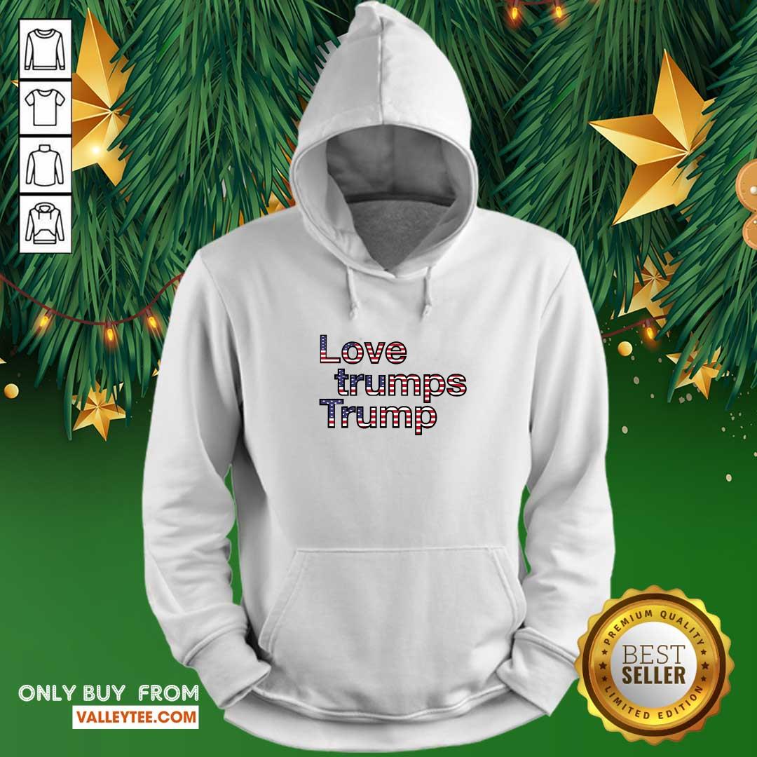 Flawless 2021 Inauguration Day Love Trumps Trump American Flag Shirt