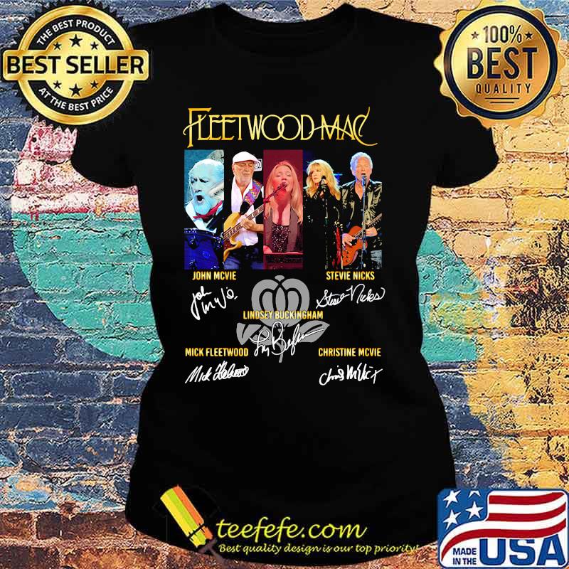 Fleetwood Mac Signature Player Team Shirt Ladies tee Fleetwood Mac Signature Player Team Shirt Ladies tee