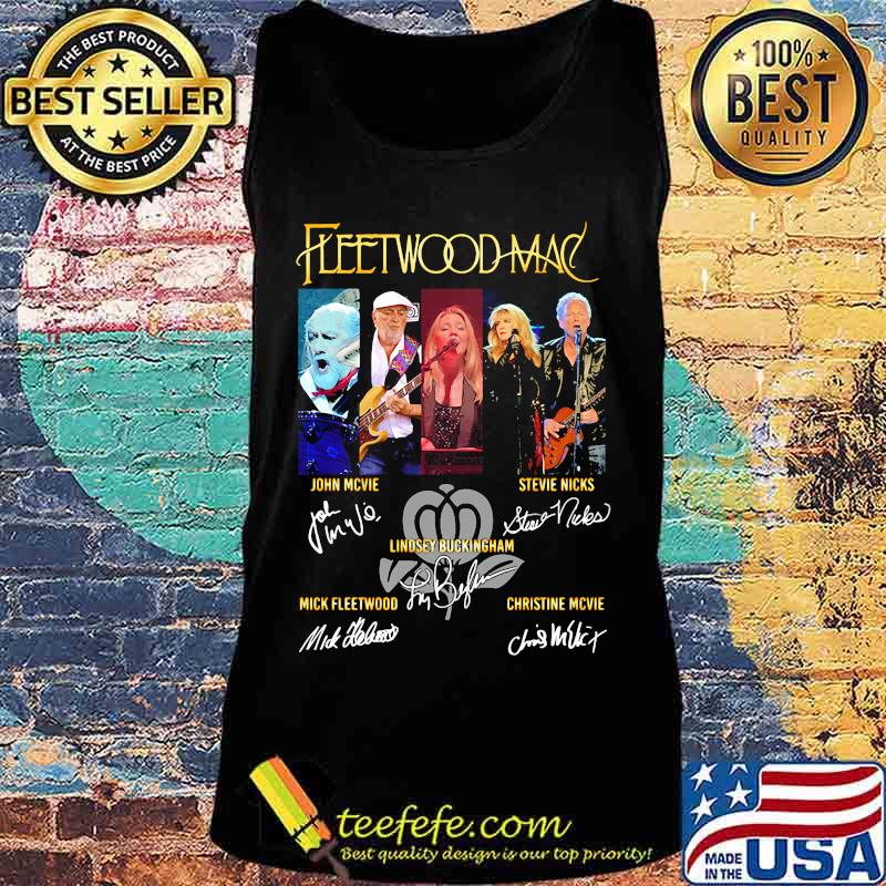 Fleetwood Mac Signature Player Team Shirt Tank top Fleetwood Mac Signature Player Team Shirt Tank top