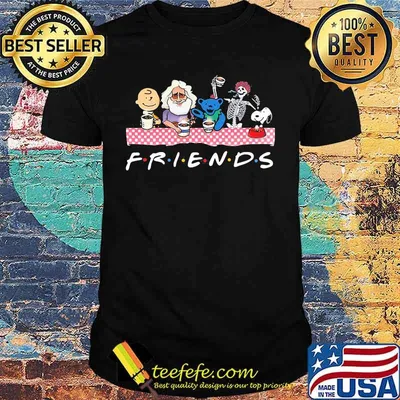 Friends Skull Grateful Dead Peanuts Shirt