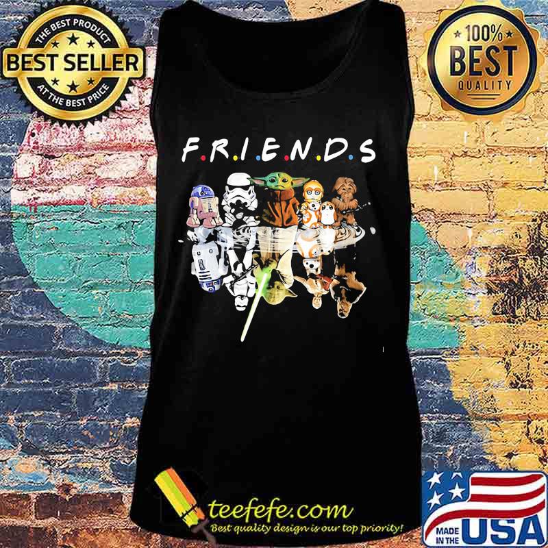 Friends The Mandalorian Star Wars Baby Yoda Shirt Tank top Friends The Mandalorian Star Wars Baby Yoda Shirt Tank top