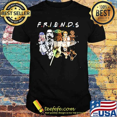 Friends The Mandalorian Star Wars Baby Yoda Shirt