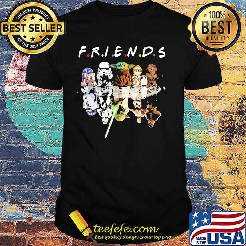 Friends The Mandalorian Star Wars Baby Yoda Shirt