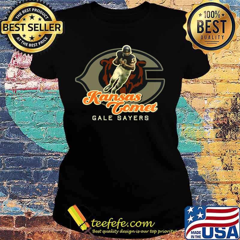 Gale Sayers Kansas Comet Baseball Shirt Ladies tee Gale Sayers Kansas Comet Baseball Shirt Ladies tee
