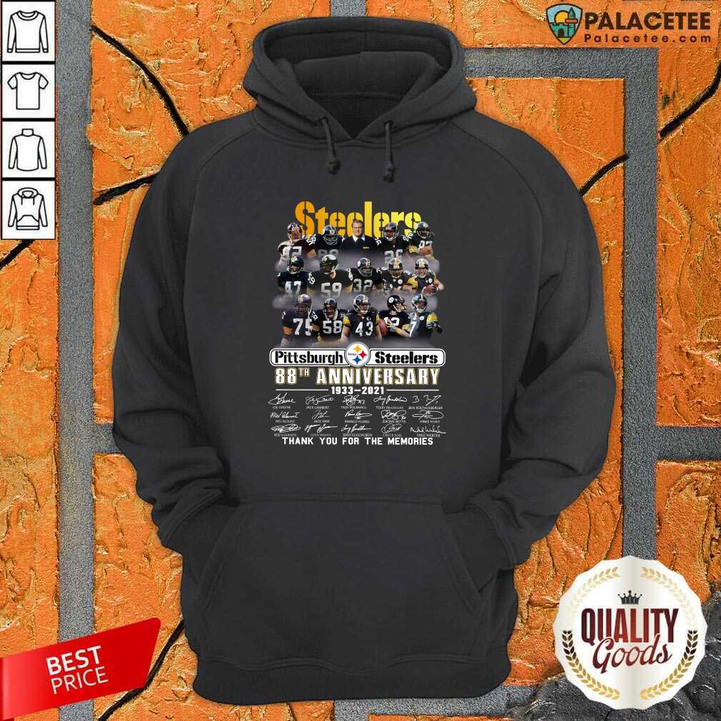 Good Pittsburgh Steel 88Th Anniversary Thank You For The Memories Shirt