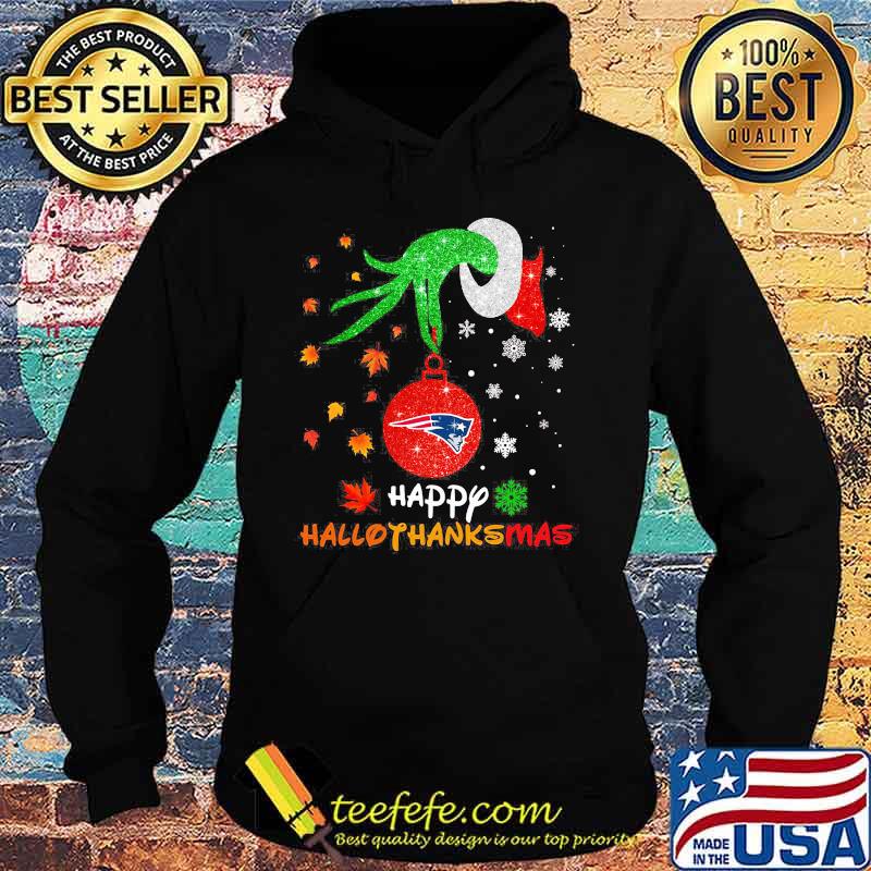 Grinch New england patriots head happy hallothanksmas s Hoodie Grinch New england patriots head happy hallothanksmas s Hoodie