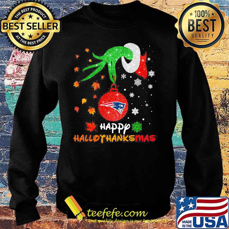 Grinch New england patriots head happy hallothanksmas s Sweater Grinch New england patriots head happy hallothanksmas s Sweater