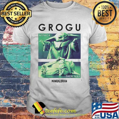 Grogu Attack The Nap Baby Yoda The Mandalorian Star Wars Shirt
