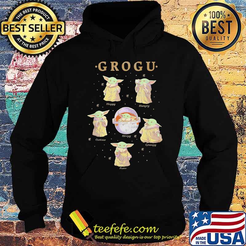 Grogu Baby Yoda Happy Petro Sleepy Hungry Shirt Hoodie Grogu Baby Yoda Happy Petro Sleepy Hungry Shirt Hoodie