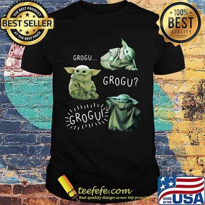 Grogu Grogu Grogu Yoda Star Wars The Mandalorian R14 Shirt