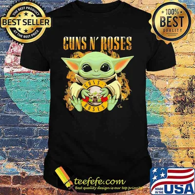 Guns N’ Roses Logo Star Wars The The Mandalorian Shirt