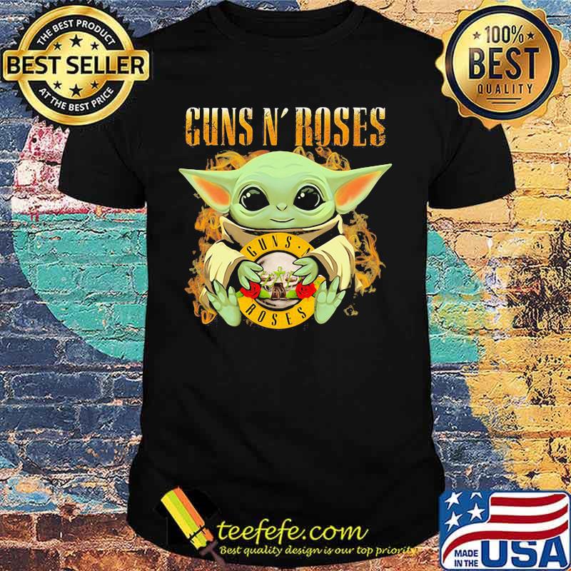 Guns N’ Roses Logo Star Wars The The Mandalorian Shirt Guns N’ Roses Logo Star Wars The The Mandalorian Shirt