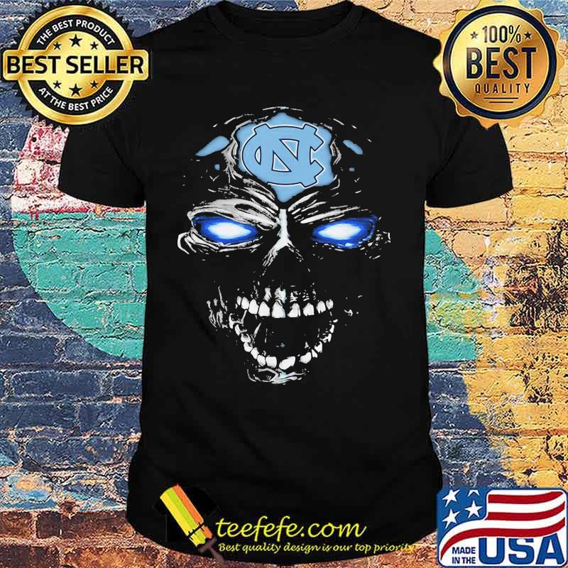 Head Skull North Carolina Tar Heels Football Shirt