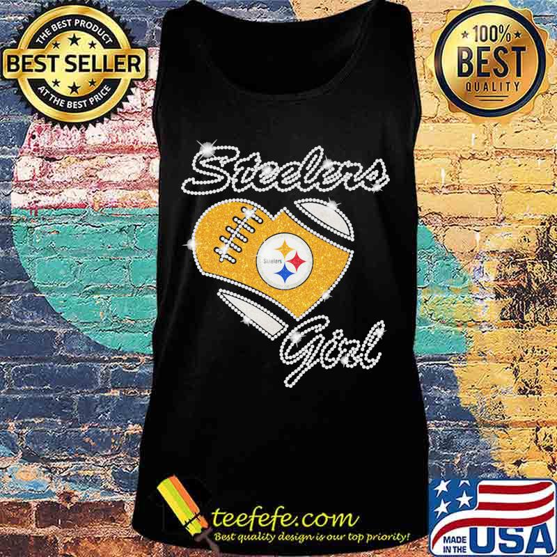 Heart Diamonds Girl Pittsburgh Steelers Team Football Shirt Tank top Heart Diamonds Girl Pittsburgh Steelers Team Football Shirt Tank top
