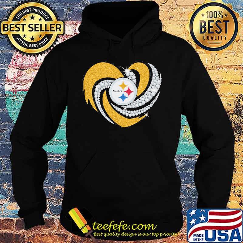 Heart Diamonds Pittsburgh Steelers Team Football Shirt Hoodie Heart Diamonds Pittsburgh Steelers Team Football Shirt Hoodie