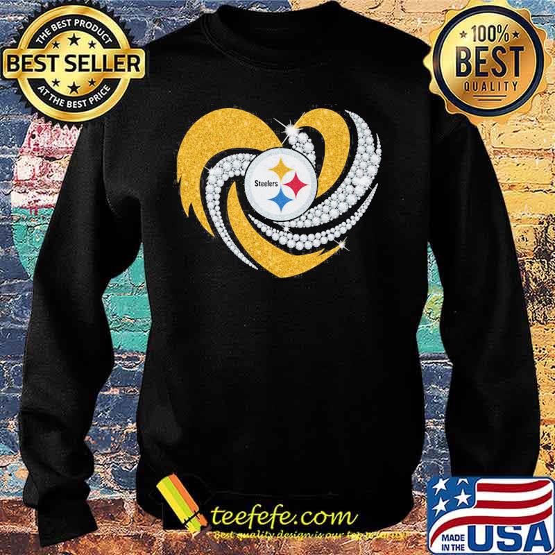 Heart Diamonds Pittsburgh Steelers Team Football Shirt Sweater Heart Diamonds Pittsburgh Steelers Team Football Shirt Sweater