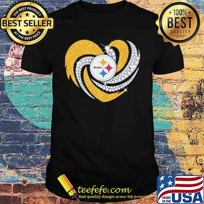Heart Diamonds Pittsburgh Steelers Team Football Shirt