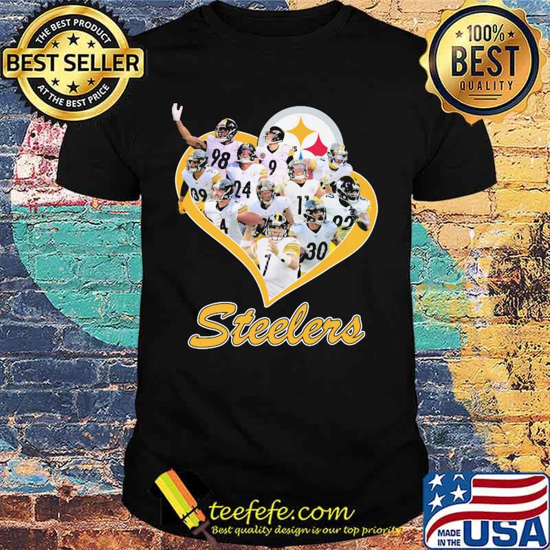 Heart Football Pittsburgh Steelers Shirt Heart Football Pittsburgh Steelers Shirt
