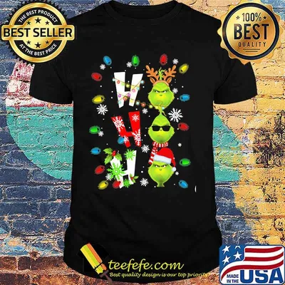 Ho Ho Ho Grinch Merry Christmas Shirt