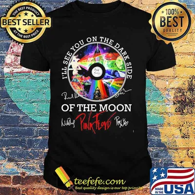 I’ll See You On The Dark Side Of The Moon Pink Floyd Lgbt Signuature Shirt