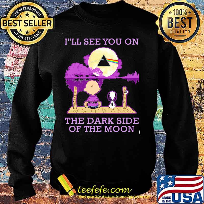 I’ll See You On The Dark Side Of The Moon Snoopy And Friend Watching Pink Floyd Shirt Sweater I’ll See You On The Dark Side Of The Moon Snoopy And Friend Watching Pink Floyd Shirt Sweater