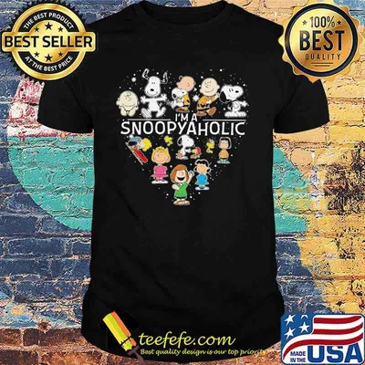 I’m A Snoopyaholic Peanuts Heart Shirt
