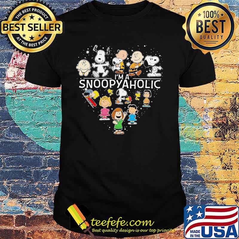 I’m A Snoopyaholic Peanuts Heart Shirt