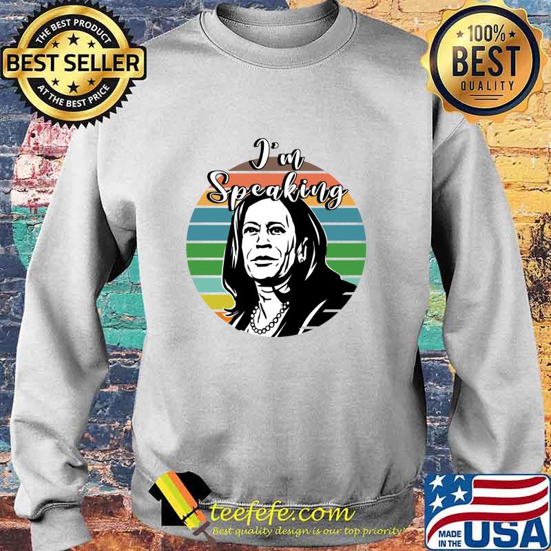 I’m Speaking Graphic Kamala Harris Quotes For President 2020 Vintage Shirt Sweater I’m Speaking Graphic Kamala Harris Quotes For President 2020 Vintage Shirt Sweater